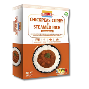 Ashoka Combo Meal Chickpeas Curry & Rice 250g