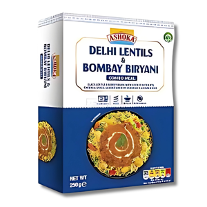 Ashoka Combo Meal Delhi Lentils & Bombay Bryani 250g 
