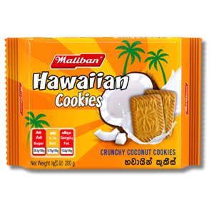 Maliban Hawaiian Cookies 200g