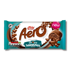Nestlé Aero Hazelnut Chocolate Sharing Bar 90g