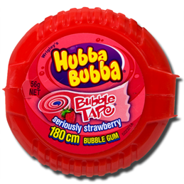 Hubba Bubba Tape Strawberry 56g