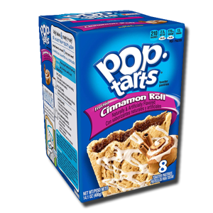 Kellogg's Pop Tarts Frosted Cinnamon Roll 8's 400g Kellogg's Pop Tarts Frosted Cinnamon Roll 8's 400g