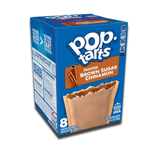 Kellogg's Pop Tarts Frosted Brown Sugar Cinnamon 8's 416g