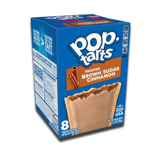 Kellogg's Pop Tarts Frosted Brown Sugar Cinnamon 8's 416g Kellogg's Pop Tarts Frosted Brown Sugar Cinnamon 8's 416g