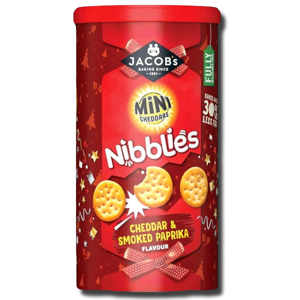Jacobs Mini Cheddars Niblies Cheddar Smoked Paprika 250g Jacobs Mini Cheddars Niblies Cheddar Smoked Paprika 250g