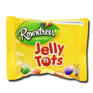 Rowntrees Jelly Tots Mini Bag 42g Rowntrees Jelly Tots Mini Bag 42g