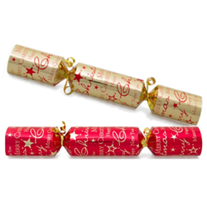 Christmas Crackers Red & Silver Big Unit