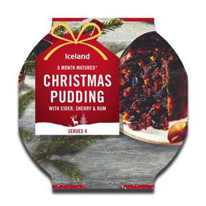 Iceland Christmas Pudding 6 Month Matured 400g