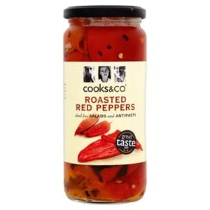 Cooks & Co Red Peppers 460g