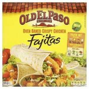 Old El Paso Oven Baked Crispt Chicken Fajitas