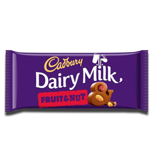 Cadbury Dairy Milk Fruit & Nut 180g Cadbury Dairy Milk Fruit & Nut 180g