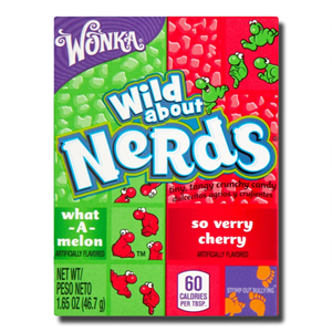Wonka Nerds Cherry & Watermelon 46g