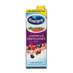 Ocean Spray Cranberry & Blackcurrant 1L Ocean Spray Cranberry & Blackcurrant 1L
