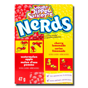 Wonka Nerds Watermelon Apple Cherry Lemonade 46,7g Wonka Nerds Watermelon Apple Cherry Lemonade 46,7g
