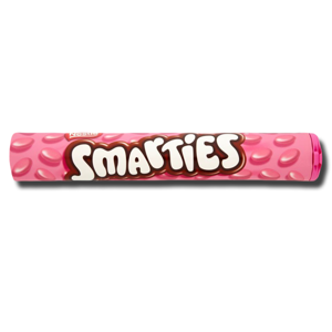 Nestlé Smarties Pink Carton Tube 120g Nestlé Smarties Pink Carton Tube 120g