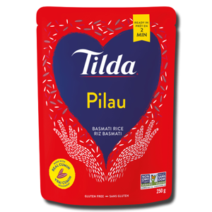 Tilda Steamed Basmati Pilau Rice 250g Tilda Steamed Basmati Pilau Rice 250g