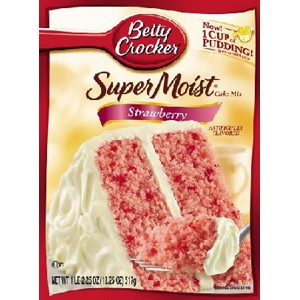 Betty Crocker Supermoist Strawberry Cake 433g Betty Crocker Supermoist Strawberry Cake 433g
