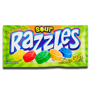 Razzles Sour Candy 40g Razzles Sour Candy 40g