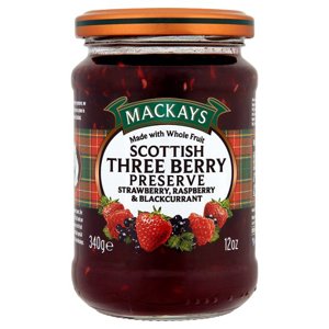Mackays Scottish Three Berry Preserve 340g Mackays Scottish Three Berry Preserve 340g