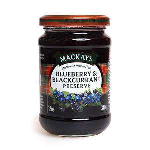 Mackays Blueberry & Blackcurrant Preserve 340g Mackays Blueberry & Blackcurrant Preserve 340g