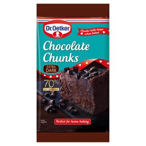 Dr. Oetker Chocolate Chunks 70% 100g Dr. Oetker Chocolate Chunks 70% 100g
