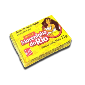 Moreninha do Rio Paçoca de Amendoim Quadrada 22g Moreninha do Rio Paçoca de Amendoim Quadrada 22g