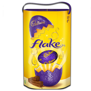 Cadbury Tube Flake Egg 249g Cadbury Tube Flake Egg 249g