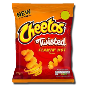 Cheetos Twisted Flaming Hot Flavour 65g Cheetos Twisted Flaming Hot Flavour 65g