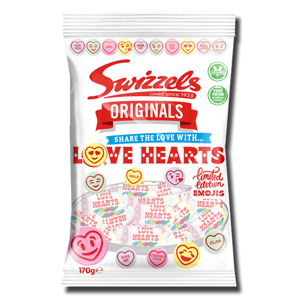 Swizzels Love Hearts Rolls 76g Swizzels Love Hearts Rolls 76g