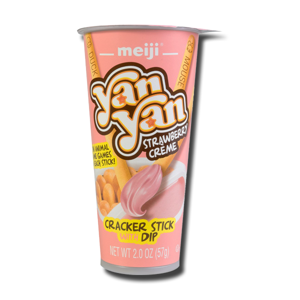 Meiji Yam Yam Strawberry Dips 57g Meiji Yam Yam Strawberry Dips 57g