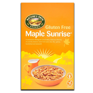 Nature's Path Gluten Free Maple Sunrise Cereal 332g Nature's Path Gluten Free Maple Sunrise Cereal 332g