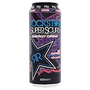 Rockstar Energy Drink Supersours Blue Raspberry 500ml Rockstar Energy Drink Supersours Blue Raspberry 500ml