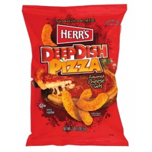 Herr's Deep Dish Pizza Cheese Curls 28.4g Herr's Deep Dish Pizza Cheese Curls 28.4g
