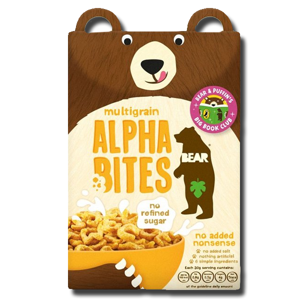 Bear Multigrain Alpha Bites Cereal 350g Bear Multigrain Alpha Bites Cereal 350g