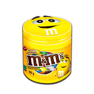 M&M's Peanut Bottle 100g M&M's Peanut Bottle 100g