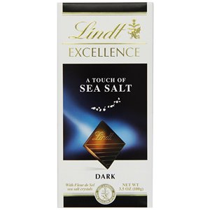 Lindt Excellence Dark With Sea Salt 100g Lindt Excellence Dark With Sea Salt 100g