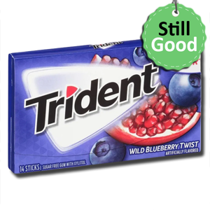 Trident Wild Blueberry Twist 14' Trident Wild Blueberry Twist 14'