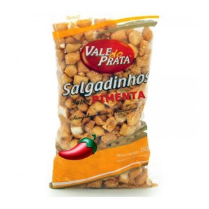Vale do Prata Salgadinhos Sabor Pimenta 120g Vale do Prata Salgadinhos Sabor Pimenta 120g