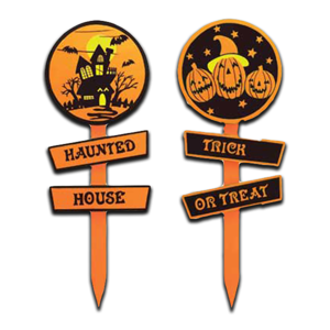 Spooky Garden Stake Welcome Spooky Garden Stake Welcome