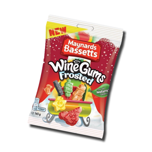 Maynards Frosted Wine Gums 165g Maynards Frosted Wine Gums 165g