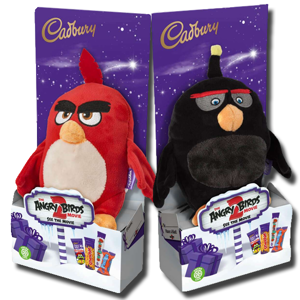 Cadbury Chocolate Angry Birds Fluffy Toy 70g Cadbury Chocolate Angry Birds Fluffy Toy 70g