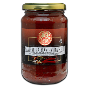 Koningsvogel Sambal Badjak Extra Hot 375g Koningsvogel Sambal Badjak Extra Hot 375g