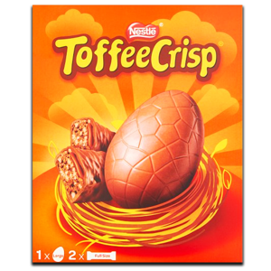 Nestlé Toffee Crisp Large Egg 256g Nestlé Toffee Crisp Large Egg 256g