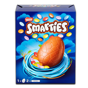 Nestlé Smarties Chocolate Egg & Bars 256g Nestlé Smarties Chocolate Egg & Bars 256g