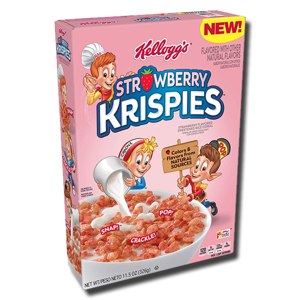Kellogg's Strawberry Rice Krispies 326g Kellogg's Strawberry Rice Krispies 326g