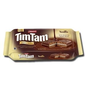 Arnott's Tim Tam Vanilla 94.5g Arnott's Tim Tam Vanilla 94.5g