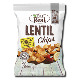 Eat Real Lentil Chips Chilli & Lemon 113g Eat Real Lentil Chips Chilli & Lemon 113g