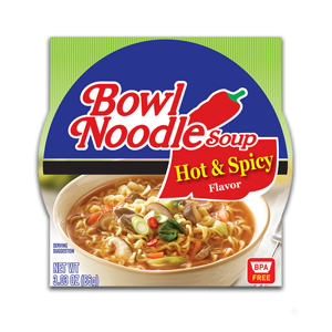 Nongshim Instant Bowl Noodle Soup Hot & Spicy 86g Nongshim Instant Bowl Noodle Soup Hot & Spicy 86g