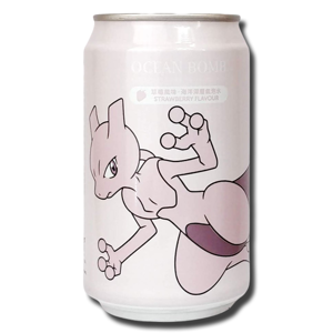 OB Pokemon Mewtwo Strawberry Sparkling Water 350ml OB Pokemon Mewtwo Strawberry Sparkling Water 350ml