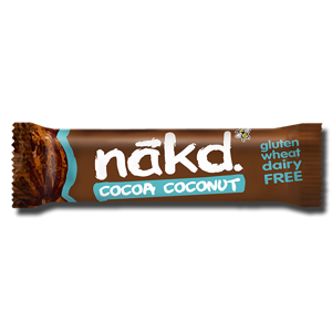Nakd Cocoa Coconut Gluten Free Bar 35g Nakd Cocoa Coconut Gluten Free Bar 35g